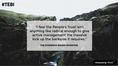 TEBI critique on People's Trust - a new campaign created by Daniel Godfrey