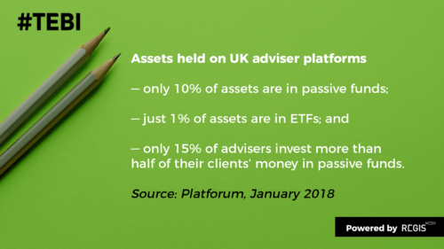 assets on UK adviser platforms
