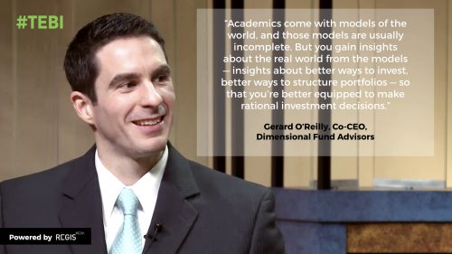 Gerard O'Reilly quote about financial education