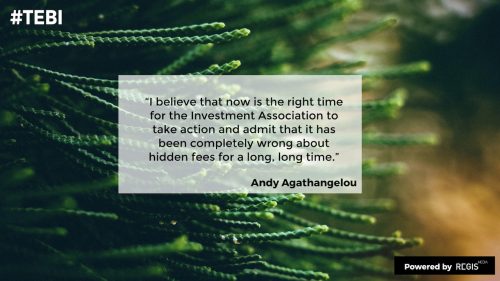 Andy Agathangelou quote about Investment Association and Chris Cummings