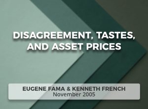 Disagreement, Tastes, and Asset Prices