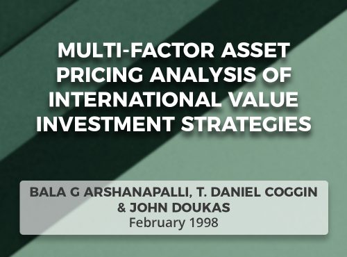 Multi-Factor Asset Pricing Analysis of International Value Investment Strategies