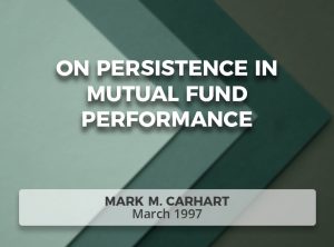 On Persistence in Mutual Fund Performance