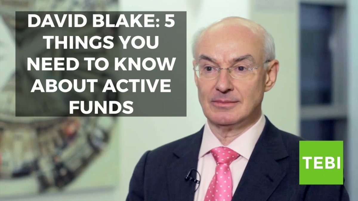 David Blake: 5 things you need to know about active funds