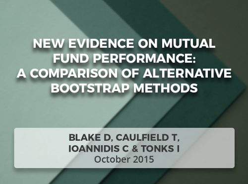 New Evidence on Mutual Fund Performance: A Comparison of Alternative Bootstrap Methods