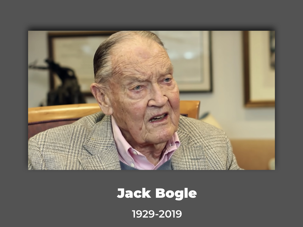 My personal debt of gratitude to Jack Bogle