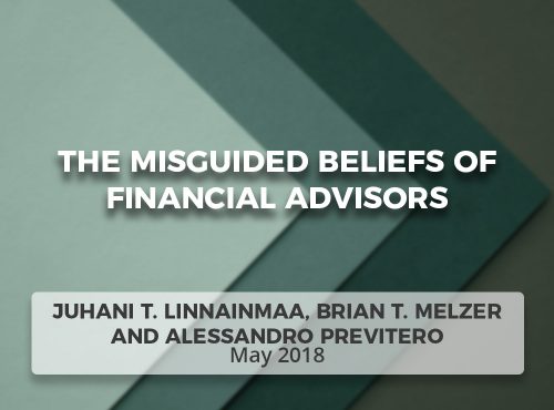 The Misguided Beliefs of Financial Advisors