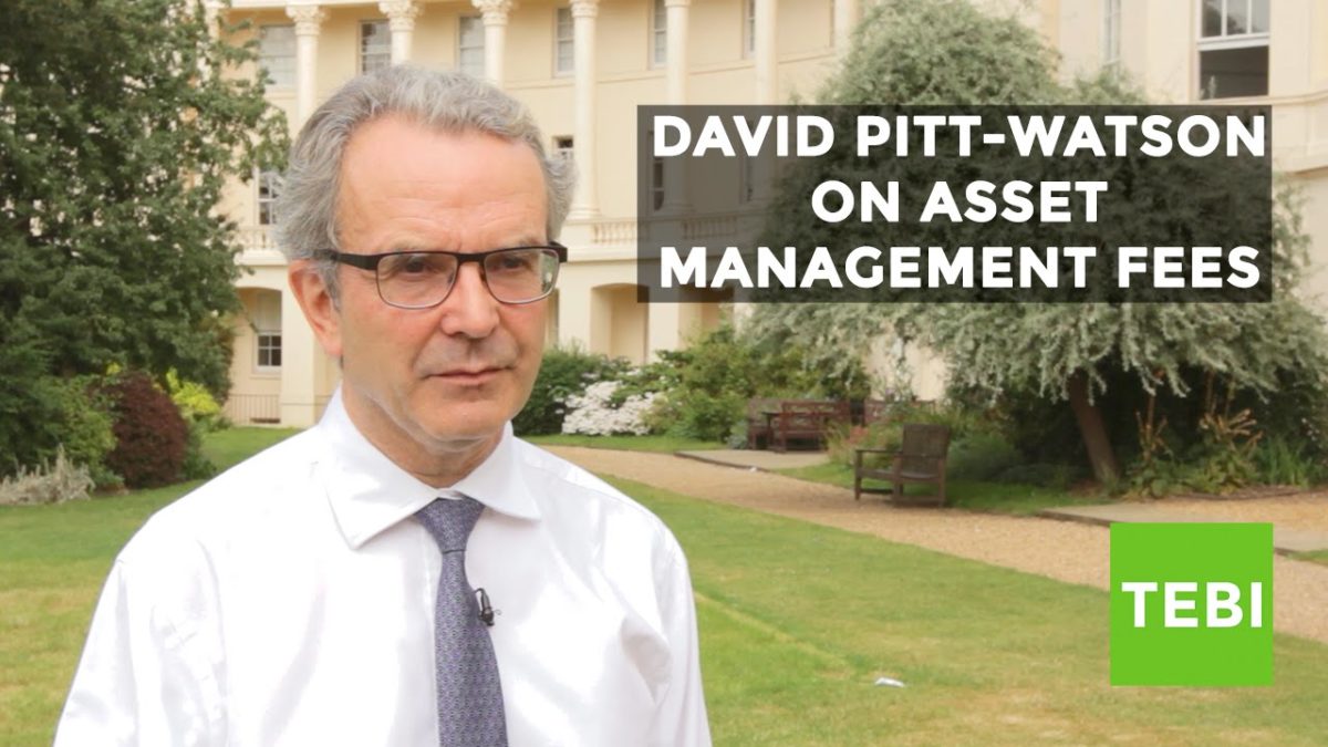 David Pitt-Watson on asset management fees — Video 1/3