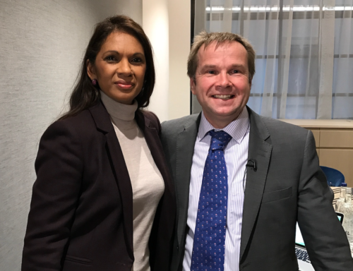 TEBI's founding editor with Gina Miller from the True and Fair Campaign