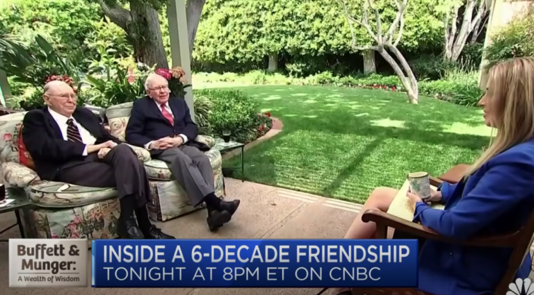 Warren Buffett and Charlie Munger interviewed by Becky Quick on CNBC